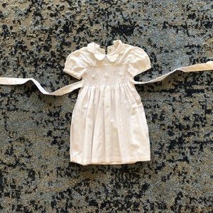 White French toddler dress